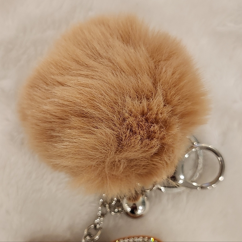 Cheer Keychain Set with Pom Pom And Bow Bag Charms - Picture 6 of 6
